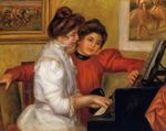 Young girls at the piano 1892